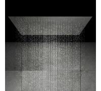 Steinberg Sensual Rain soffione doccia, 3 tipi di getto, 390 6031, Sensual Rain acciaio inox levigato [Rubinetteria Bagno > Soffioni Doccia]