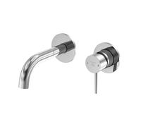 Steinberg Série 100, batterie de lavabo, set de montage final, encastré, Steintec-Box, saillie : 165mm, 10018043, 10018043, Colorazione: cromo