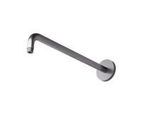 Steinberg Série 100 Bras de douche, 450mm, support mural renforcé, rond, 1007910BGM, 1007910BGM, Colorazione: Metallo spazzolato