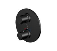 Steinberg Série 100 Kit de montage complet pour thermostat encastré, 10041233S, 10041233S, Colorazione: Nero opaco