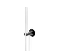 Steinberg 100 supporto doccetta con attacco per tubo flessibile, 100 1667 S, 100 nero opaco [Rubinetteria Bagno > Prese d‘Acqua]