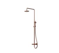 Steinberg Série 100 Système de douche, thermostat, pomme de douche pluie ronde, douchette à main, 10027212BC, 10027212BC, Colorazione: rame spazzolato