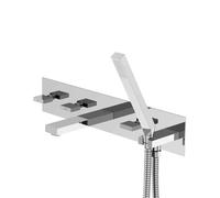 Miscelatore per vasca Steinberg serie 160, set completo, incl. corpo incasso, 5 fori, sporgenza 170 mm, 1602692