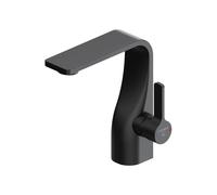 Steinberg Série 230 Mitigeur monocommandé pour lavabo, avec cartouche céramique, tubes flexibles, sans vidage, saillie 112mm, 23010102S, 23010102S, Colorazione: Nero opaco