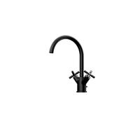 Steinberg 250 - Miscelatore da lavabo con piletta di scarico, nero opaco 250 1500 S