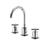 Steinberg Série 250 robinetterie de lavabo, pivotant, 3 trous, avec garniture découlement, saillie 150mm, 2502000, 2502000, Colorazione: cromo