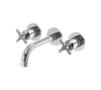 Steinberg Miscelatore per lavabo Serie 250 2501902, set completo 3 fori, corpo incasso, cromo