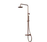 Steinberg Série 250 Système de douche, avec robinetterie thermostatique, Easy Clean, 2502721BC, 2502721BC, Colorazione: rame spazzolato