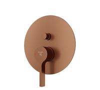 Steinberg Série 280 Mélangeur douche/bain, Set de finition, encastré, 2 consommateurs, rond, 28021033BC, 28021033BC, Colorazione: rame spazzolato