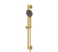 Steinberg Série 340 Garniture de douche, in ouchette à main, réglable en 3 positions, flexible de douche, barre de douche 600mm, 3401601BG, 3401601BG, Colorazione: Oro spazzolato