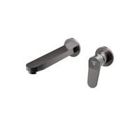 Steinberg Série 340 Mélangeur lavabo mural, saillie 200mm, pour corps dencastrement, 34018143BGM, 34018143BGM, Colorazione: Metallo spazzolato