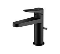 Steinberg Série 340 Mitigeur de lavabo, saillie 126mm, avec garniture découlement, 3401000S, 3401000S, Colorazione: Nero opaco