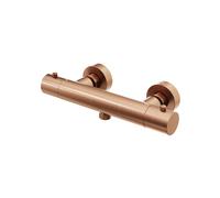 Steinberg Série 340 Thermostat apparent, pour douche, régulation de la température et du débit, 3403200BC, 3403200BC, Colorazione: rame spazzolato