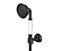 Steinberg Set doccia Serie 350 1626 S, supporto a parete, flessibile 1500 mm, 1 getto, nero opaco