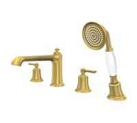 Steinberg Série 350 robinetterie de baignoire, 4 trous, saillie 205mm, montage sur bord de baignoire, 0, 3502400BG, 3502400BG, Colorazione: Oro spazzolato