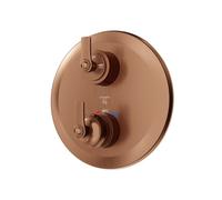 Steinberg Série 350 robinetterie de douche et de baignoire, set de montage final, thermostat encastré, 2 consommateurs, 35041333BC, 35041333BC, Colorazione: rame spazzolato