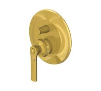 Steinberg Série 350 robinetterie de douche pour baignoire, set de montage final, 2 consommateurs, avec inverseur, 35021033BG, 35021033BG, Colorazione: Oro spazzolato