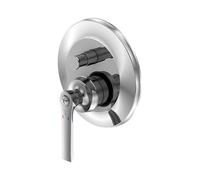 Steinberg Série 350 robinetterie de douche pour baignoire, set de montage final, 2 consommateurs, avec inverseur, 35021033, 35021033, Colorazione: cromo