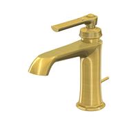 Miscelatore per lavabo Steinberg serie 350, con scarico a scomparsa, sporgenza 130 mm, 350100, Colorazione: Oro spazzolato