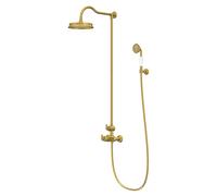 Sistema doccia Steinberg Serie 350, set completo, con. termostato, 3502721, Colorazione: Oro spazzolato
