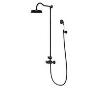Sistema doccia Steinberg Serie 350, set completo, con. termostato, 3502721, Colorazione: nero