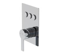 Steinberg Série 390 Mitigeur de douche/bain, 3/4, avec Pushtronic, 3 consommateurs, 39022313, 39022313, Colorazione: cromo