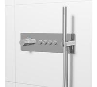 Steinberg Série 390 Mitigeur de douche/bain, thermostat encastré, douchette à main incluse, flexible de douche, 4 consommateurs, 39042422, 39042422, Colorazione: cromo