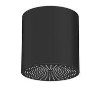 Steinberg Série 390 Relax Rain Panneau de pluie, encastré au plafond, tubulaire, 245mm, EasyClean, noir mat, 3905202S, 3905202S