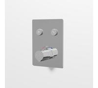 Steinberg Série 390 robinet de douche/bain, thermostat à encastrer 3/4, avec pushtronic, 2 consommateurs, 39042213, 39042213, Colorazione: cromo