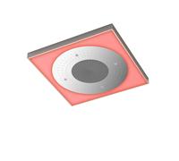 Steinberg Série 390 Sensual Rain Panneau de pluie, avec éclairage LED, 600x600mm, EasyClean, 2 jets, encastrement dans le plafond, 3906630, 3906630, Colorazione: cromo