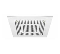 Steinberg Série 390 Sensual Rain Panneau de pluie, éclairage LED, set complet, 3 jets, Easy-Clean, 600x600mm, 3906620, 3906620, Colorazione: Acciaio inossidabile lucidato