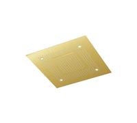 Steinberg Série 390 Sensual Rain Panneau de pluie, éclairage LED, set complet, 3 jets, Easy-Clean, 600x600mm, 3906620BG, 3906620BG, Colorazione: Oro spazzolato