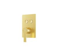 Steinberg Série 390 Set de finition, pour mitigeur bain/douche, pour 2 consommateurs, pushtronic, 39022223BG, 39022223BG, Colorazione: Oro spazzolato
