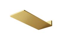 Steinberg Série 390 Wall Rain Douche de tête, avec raccordement direct au mur, avec Easy-Clean, 600x250mm, 3905661BG, 3905661BG, Colorazione: Oro spazzolato