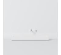 Steinberg Série 440 lavabo à poser, anguleux, sans trop-plein, 1000x375x110mm, SOLIDSurface, 4407210W, 4407210W