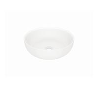 Lavabo da appoggio Steinberg Serie 440, rotondo, 400x400x130 mm, SolidSurface, senza foro per rubinetto, senza sfioratore, 4406115, Colorazione: Bianco opaco