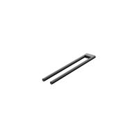 Steinberg Série 480 Porte-serviettes, 450mm, 2 bras, acier inoxydable, 4802550S, 4802550S, Colorazione: nero opaco