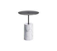 Steinberg Série 541 Table d'appoint, avec socle en marbre, ronde, 400x400x525mm, SOLIDSurface, 541710052GM, 541710052GM, Colorazione: Metallo duro