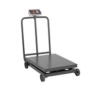 Steinberg Systems Bilancia a piattaforma - 1000 kg / 0,2 kg - 60 x 80 cm Con ruote - LED SBS-PF-1000/200