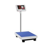 Steinberg Systems Bilancia a piattaforma Pesapacchi Professionale SBS-PF-150/10A (230 V, 4 V, 10 ore, 150 kg, 10 g, Acciaio Inox, Kg, EUR, USD)