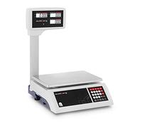 Steinberg Systems Bilancia da Banco, Bilancia di Controllo, 30 kg/5 g | Display LCD Alto, Alimentatore + Batteria, Batteria Integrata, 7 Slot di Memoria