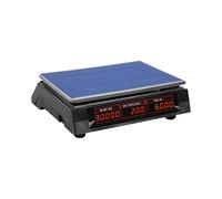Steinberg Systems Bilancia da Banco di Controllo, 30 kg, 2 g, LED | Nera, Professionale, Batteria Integrata fino a 40 Ore, Diverse Funzioni