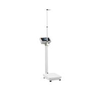 Steinberg Systems Bilancia Pesapersone Digitale, Acciaio Inox, 180 kg | Per Altezza e Peso, Campo di Misura Peso/Altezza: 180 kg / 2 m, Precisione: 0,1 kg