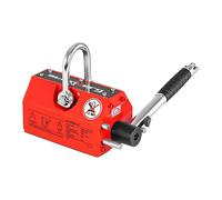 Steinberg Systems Magnete di sollevamento - 300 kg | Per Uso in Industria, Logistica ed Edilizia, Leva Manuale, Compatto e Potente, Forza di Traino 900 kg
