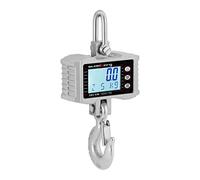 Steinberg Systems Bilancia a gancio - 1.000 kg / 0,5 kg - LCD - Alluminio SBS-KW-1000/10G