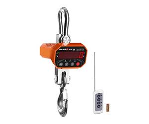 Steinberg Systems SBS-KW-5/2K - Bilancia elettronica per gru con telecomando, LED, 3000 kg / 1 kg