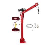 Steinberg Systems SBS-PTC-500 Gru di carico con verricello da 12 V 800 kg 360° gru pick-up con verricello elettrico gru verricello