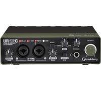 Steinberg UR22C - Interfaccia audio USB 3.0, con kit software Cubase AI, Cubasis LE e Steinberg Plus, VERDE