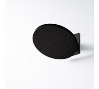 Steinberg Wall Rain set soffione doccia, 1 tipo di getto, 390 5650 S, Wall Rain nero opaco [Rubinetteria Bagno > Soffioni Doccia]