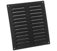 Steinberg14 Griglia di Ventilazione Rettangolare 260x280 mm - Griglie di Aerazione in Metallo Antracite - Serranda di Scarico dell'aria con Zanzariera - Copri Bocchetta Interna a Parete e a Soffitto